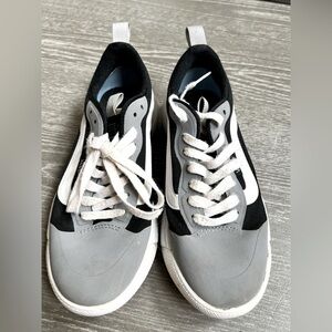 Kid’s Gray and Black Vans Sneakers